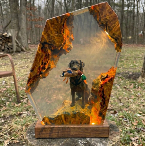 [PRE-ORDERS] HunterGlow- Duck Hunting Resin Lamp