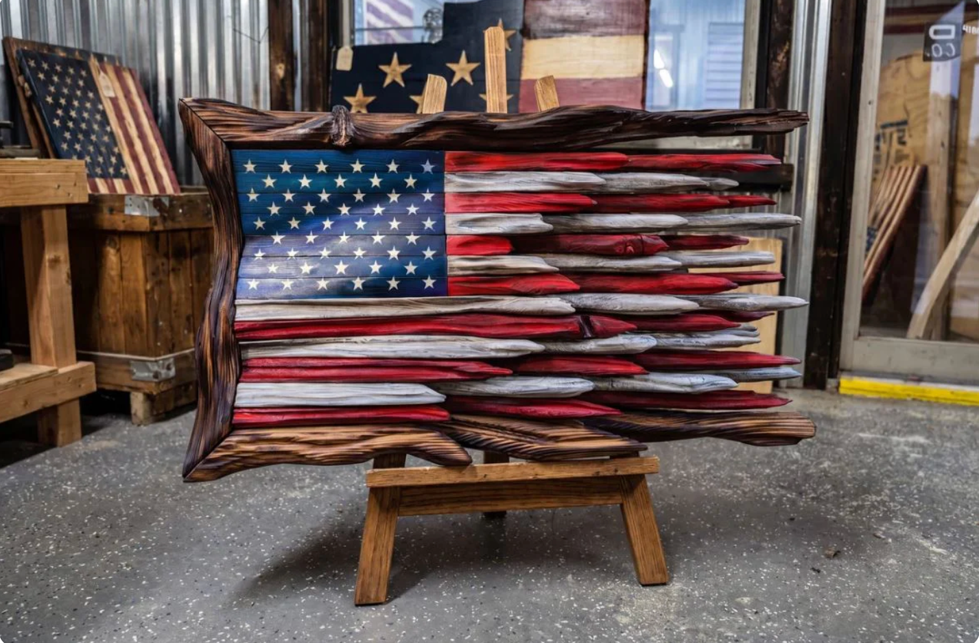 [PRE-ORDERS] HunterGlow-"The Battle Worn" American Flag