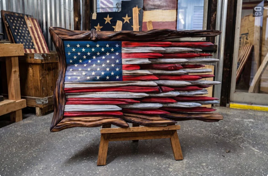 [PRE-ORDERS] HunterGlow-"The Battle Worn" American Flag