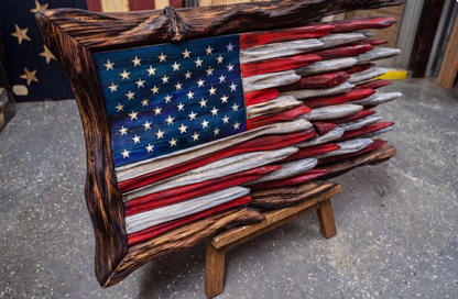 [PRE-ORDERS] HunterGlow-"The Battle Worn" American Flag