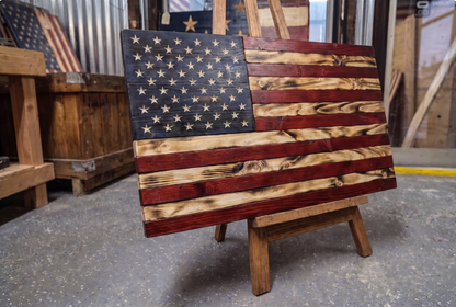 [PRE-ORDERS] HunterGlow-"The Rustic Traditional" American Flag